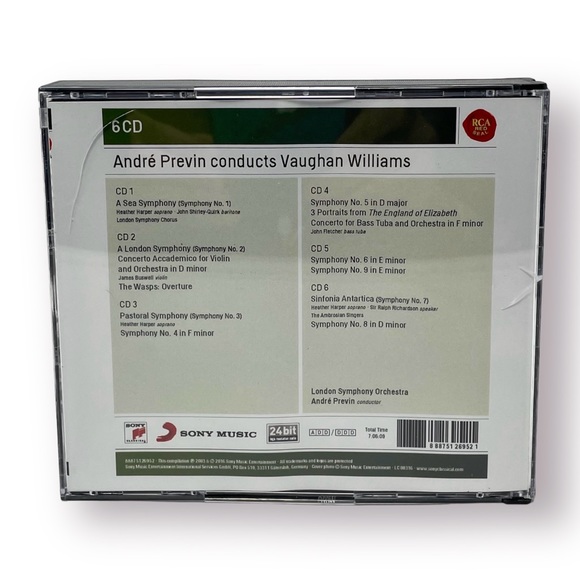 Andre Previn Conducts Vaughan Williams Box Set (Audio CD) - Picture 14 of 14